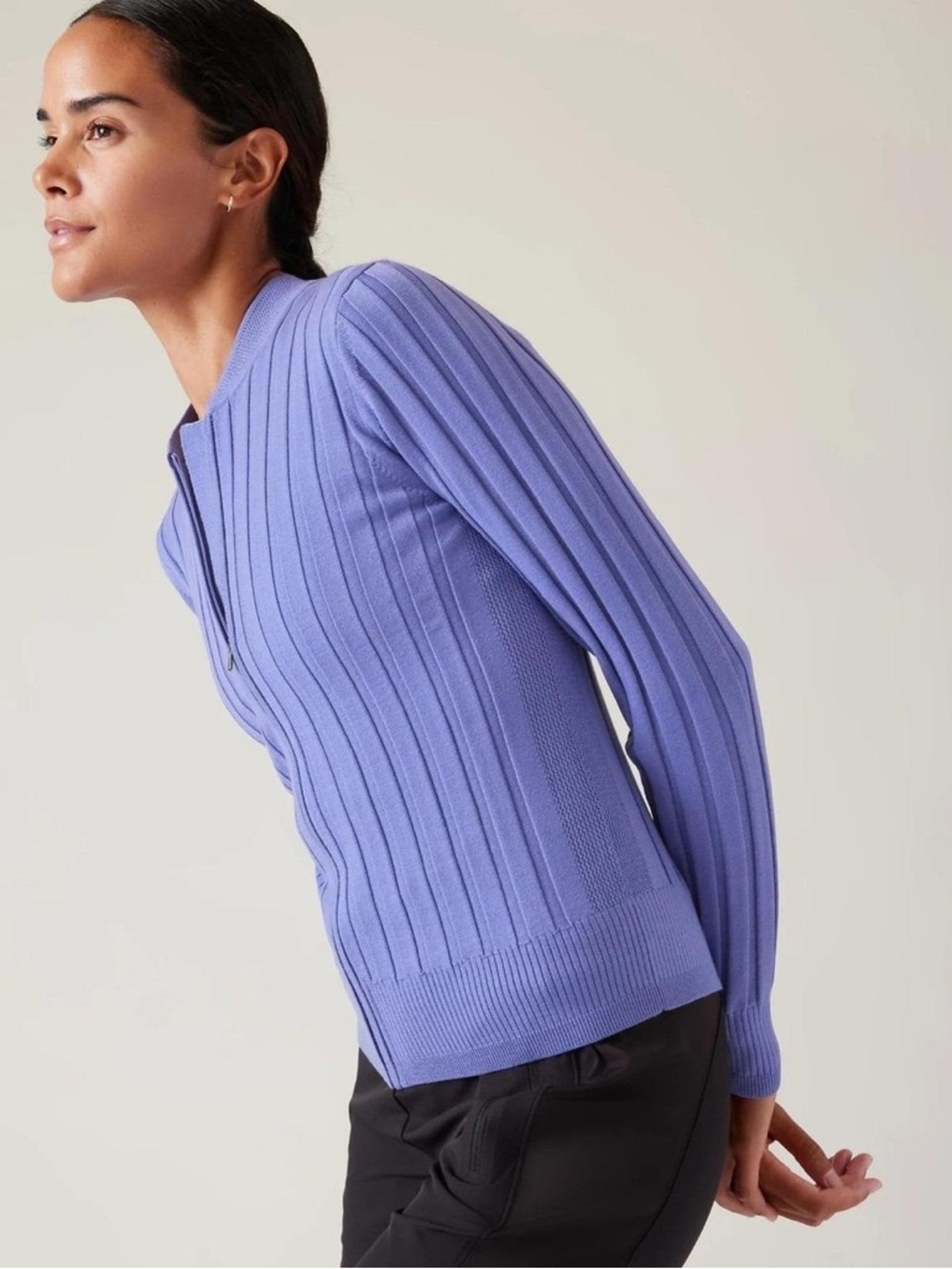 Athleta Purple Cardigan